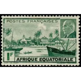 Paiement Sécurisé Timbre de collection AEF - 090