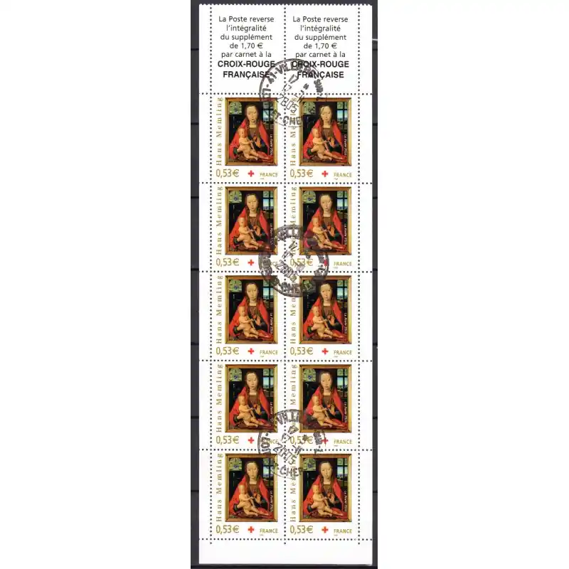 Carnet Croix Rouge n°2054 Année 2005 Oblitérés Dernier Modèle