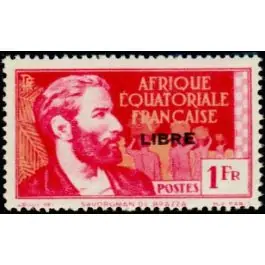 Dernier Modèle Timbre de collection AEF - 115