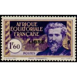 Livraison Mondiale Timbre de collection AEF - 119