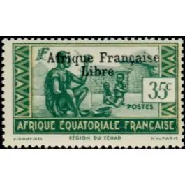 Petit Prix Timbre de collection AEF - 164