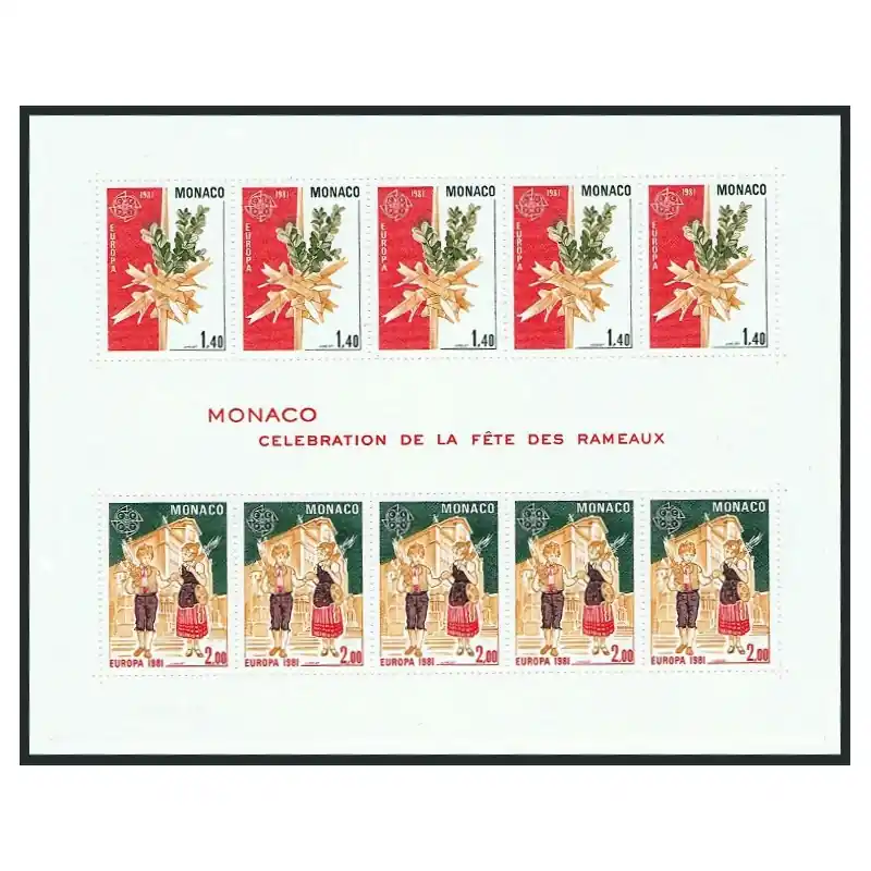 Monaco Bloc Feuillet n°19 Neuf ** Livraison Mondiale