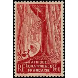 Fait Main Timbre de collection AEF - 219