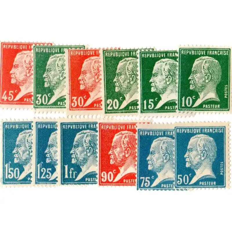 Timbre France Timbre Type Pasteur N° 170 à 181 Neuf ** Prix Réduit
