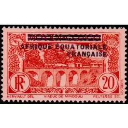 Premium Timbre de collection AEF - 007