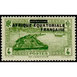 Livraison Gratuite Timbre de collection AEF - 019