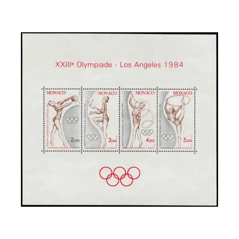 Monaco Bloc Feuillet n°27 Neuf ** Prix Cassé