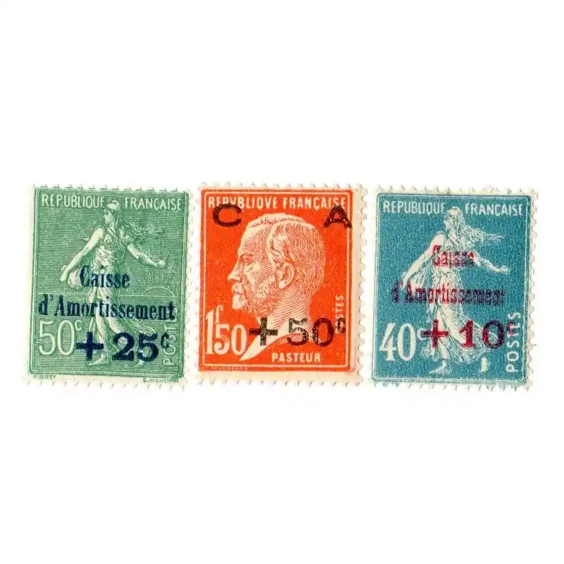 Timbre France Caisse d'Amortissement N°246 à N°248 Neuf ** Artisanat