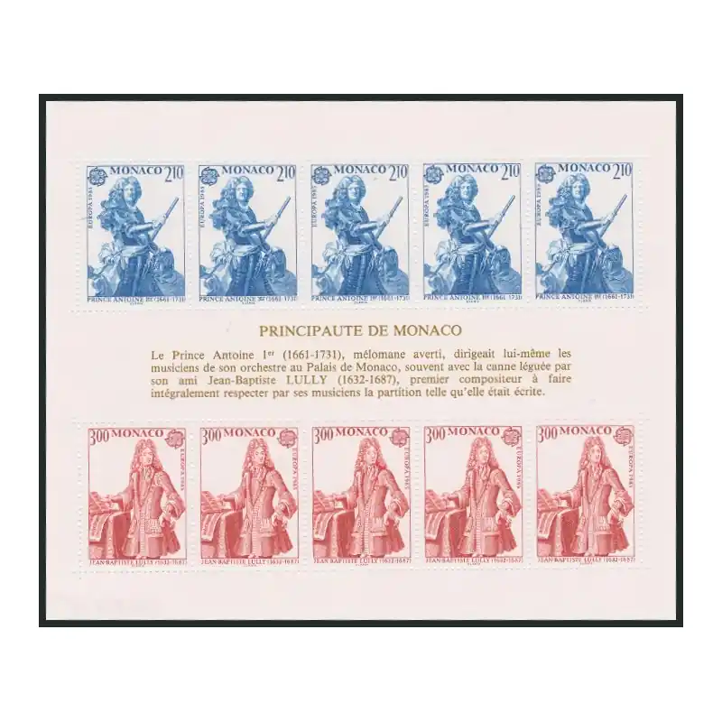 Monaco Bloc Feuillet n°30 Neuf ** Offre Spéciale