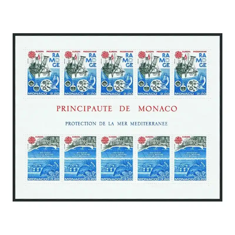Monaco Bloc Feuillet n°34 Neuf ** Dernier Modèle