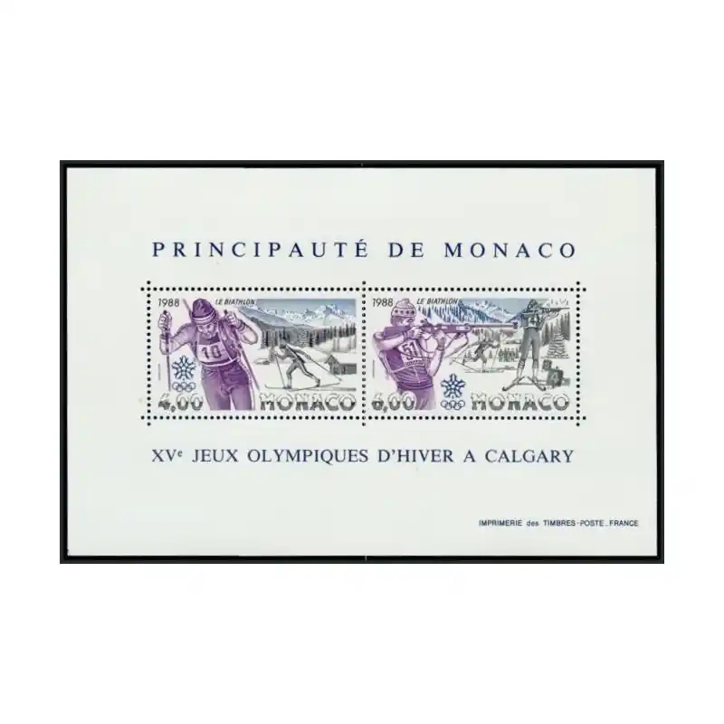 Livraison Express Monaco Bloc Feuillet n°40 Neuf **