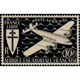 Édition Limitée Timbre de collection AEF - Poste Arienne 25