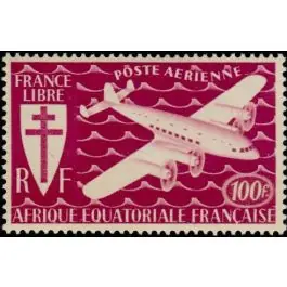 Top Qualité Timbre de collection AEF - Poste Arienne 28