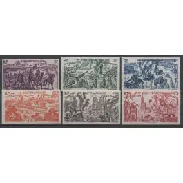 Timbre de collection AEF - Poste Arienne 44 à 49 Non Dentel Édition Limitée