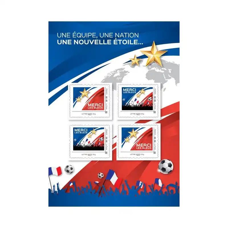 Collector France 2018 "Merci les bleus" Neuf Prix Réduit