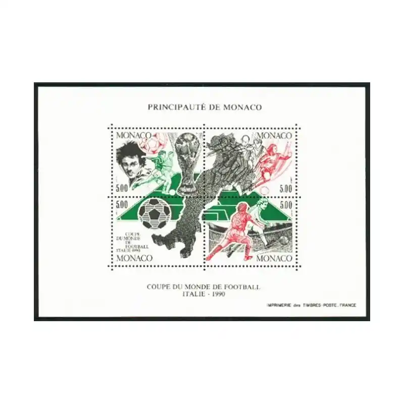 Monaco Bloc Feuillet n°50 Neuf ** Prix Cassé