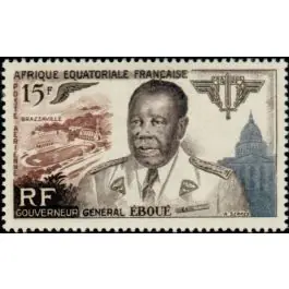 Paiement Sécurisé Timbre de collection AEF - Poste Arienne 61