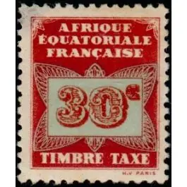 Commande En Gros Timbre de collection AEF - Taxe 05