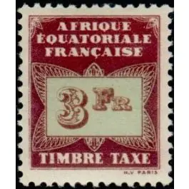 Timbre de collection AEF - Taxe 11 Achat Immédiat