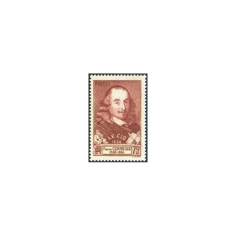 Timbre France N°335 Pierre Corneille Neuf ** Acheter Direct