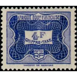 Nouveauté Timbre de collection AEF - Taxe 18