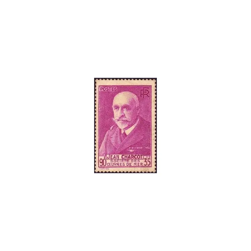 Timbre France N°377 A Jean Charcot Neuf ** Promotion