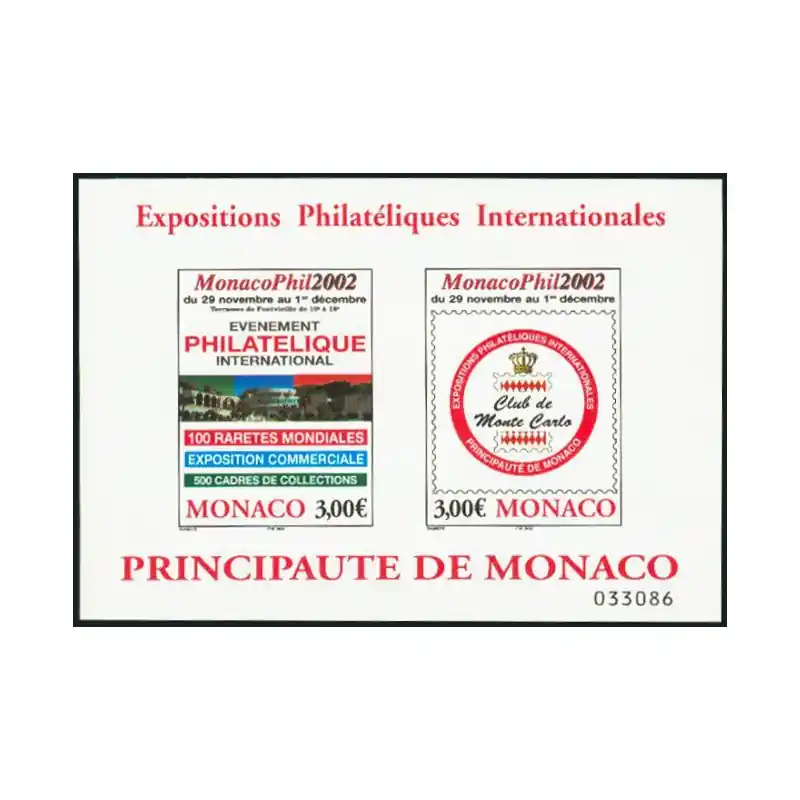 Monaco Bloc Feuillet n°88 Neuf ** Meilleur Prix