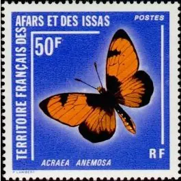 Usine Directe Timbre de collection Afars et Issas - 438