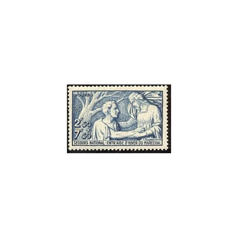 Timbre France N°498 Au profit du secours national Neuf ** Offre Exclusive