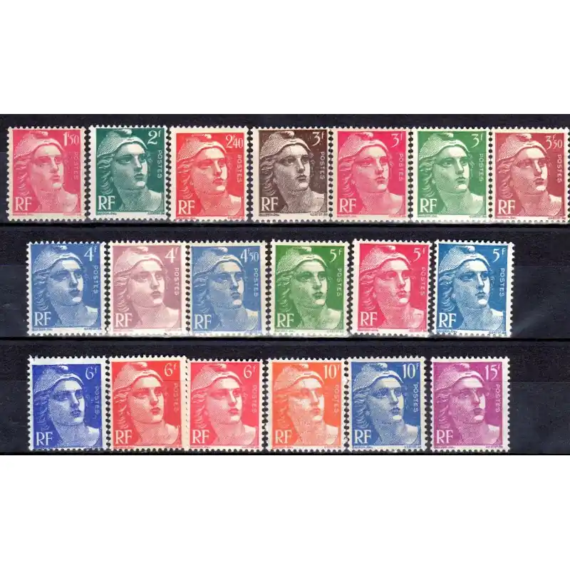 Prix Réduit Timbres France N°712 à N°724 Marianne de Gandon Neuf **
