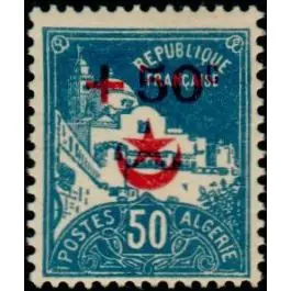 Fait Main Timbre de collection Algerie - 066