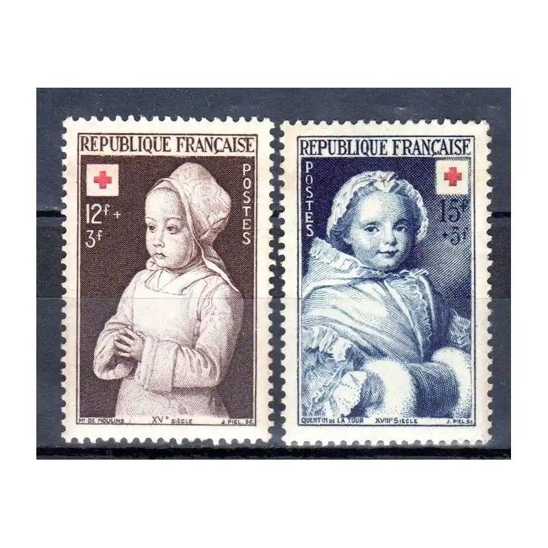 Livraison Gratuite Timbre France N°914 / N°915 Au profit de la Croix-Rouge Neuf **