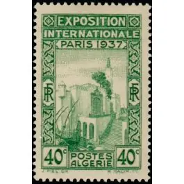 Certifié Timbre de collection Algerie - 127