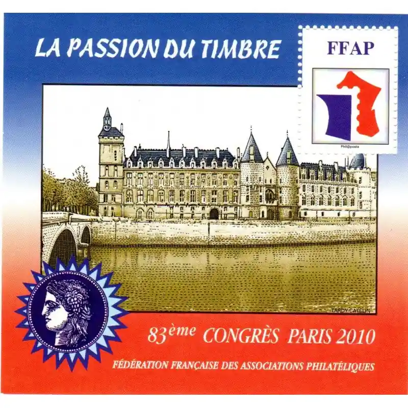 Artisanat Bloc FFAP n°4 Passion du Timbre 2010