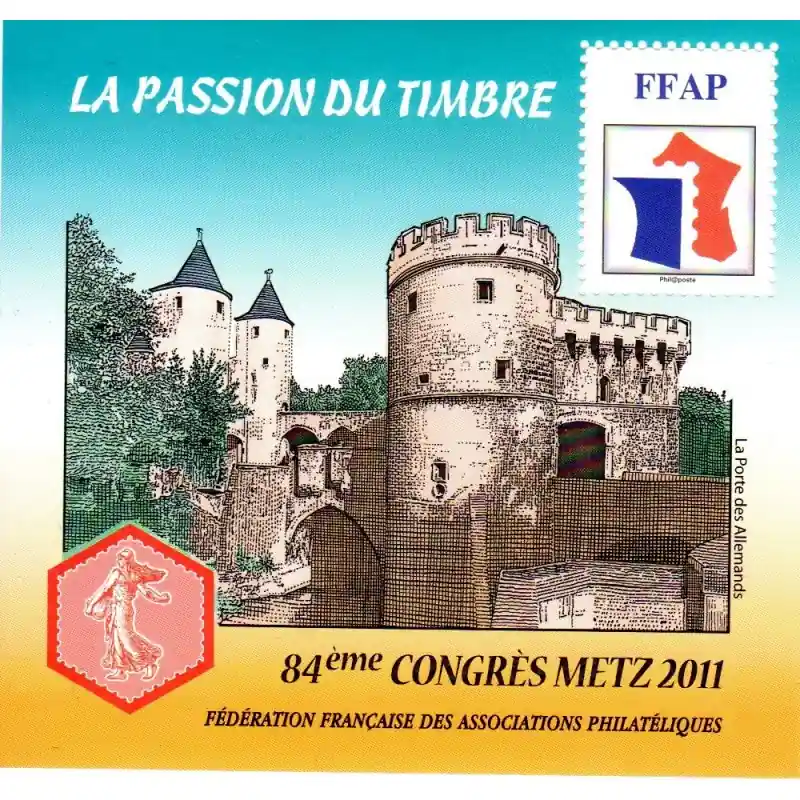 Exclusif Bloc FFAP n°5 Passion du Timbre 2011