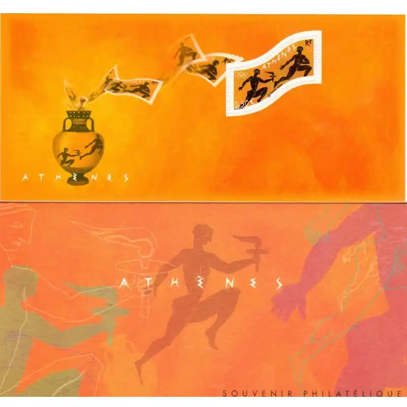 Bloc souvenir n° 2 - Jeux olympiques Athènes Soldes