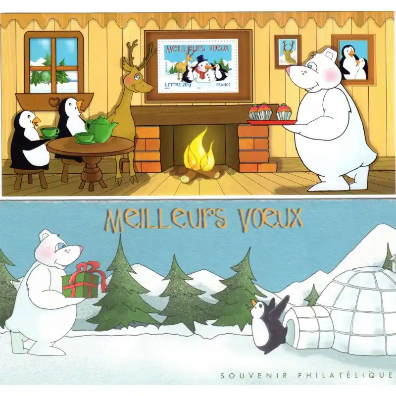 Bloc souvenir n°5 - Meilleurs voeux Original