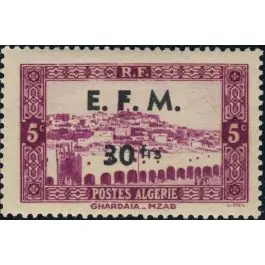 Marque Timbre de collection Algerie - Tlgraphe 1