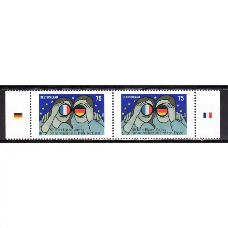 Expédition Rapide Timbres Emission conjointe Allemagne 2013