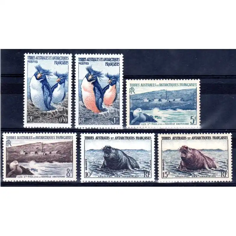 Timbres TAAF n°2 à 7 Dernière Chance