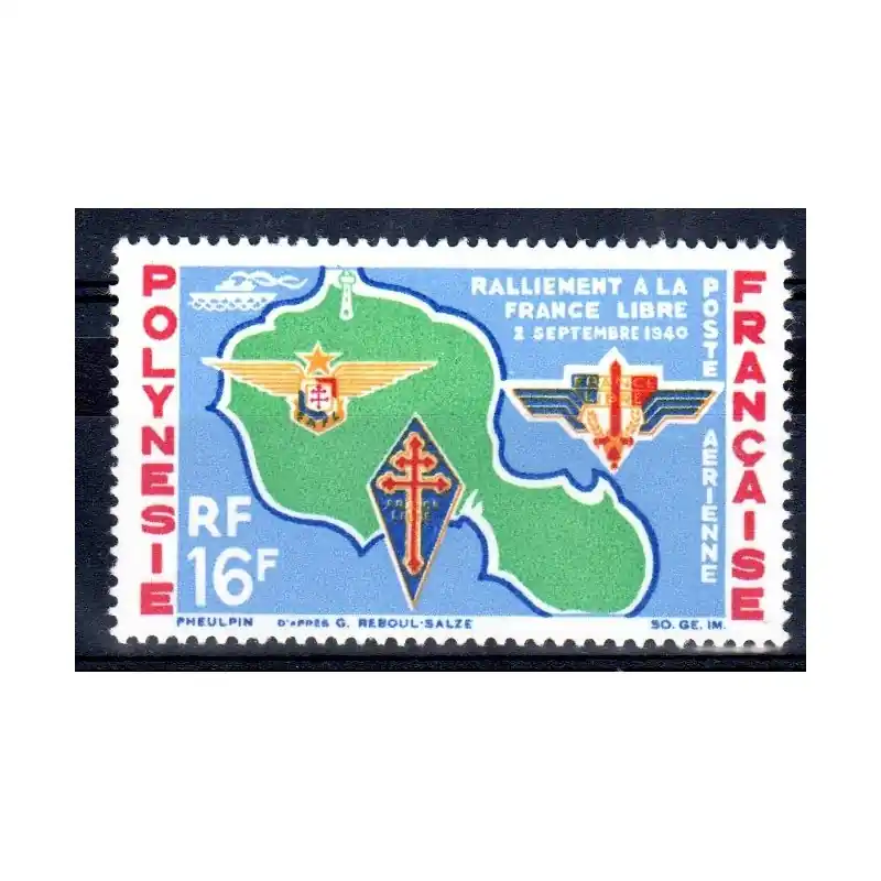 Marque Polynésie Poste Aérienne n°8