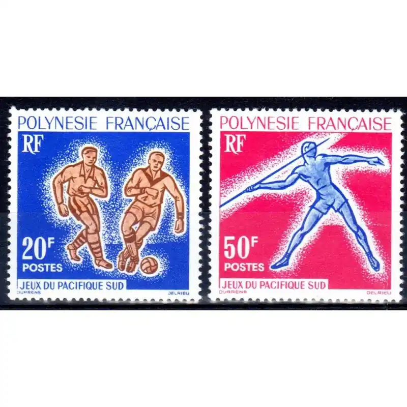 Timbres Polynésie n°22 et 23 Édition Limitée