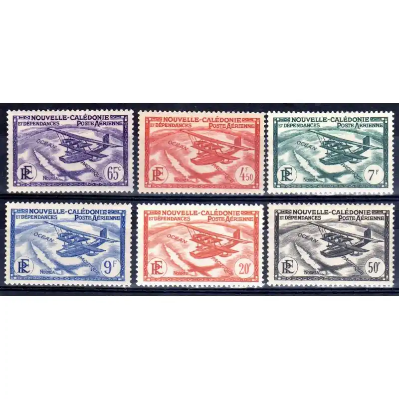 Expédition Rapide Nouvelle Calédonie Poste Aérienne n°29 à 34
