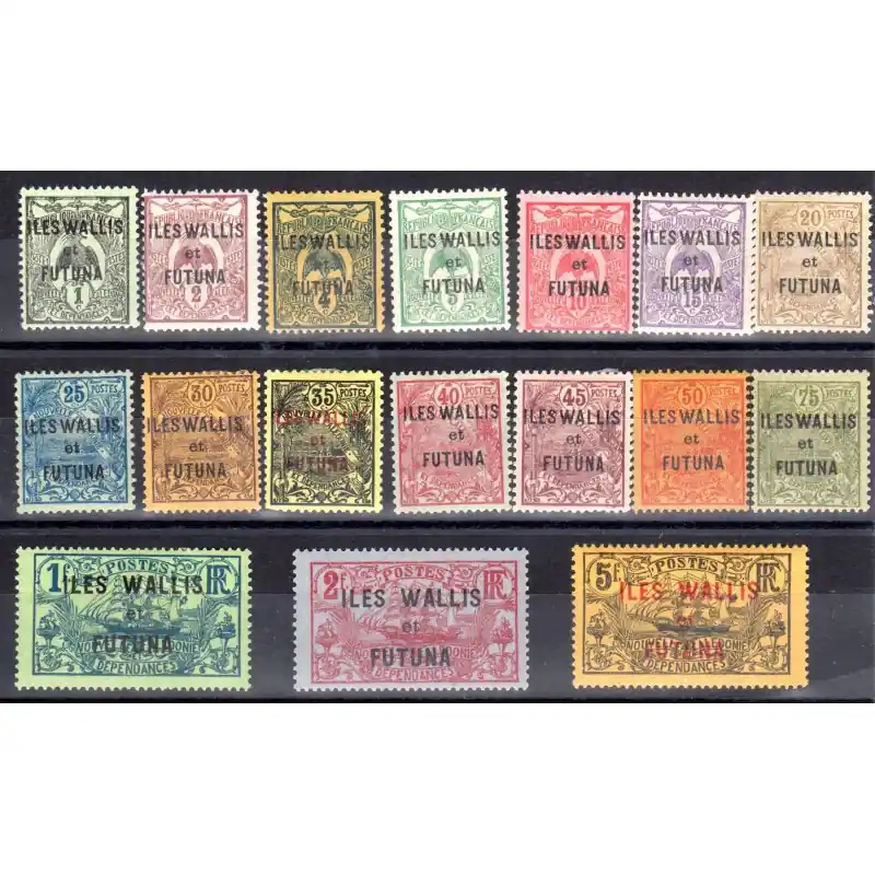Dernière Chance Timbre Wallis et Futuna n°1 à 17