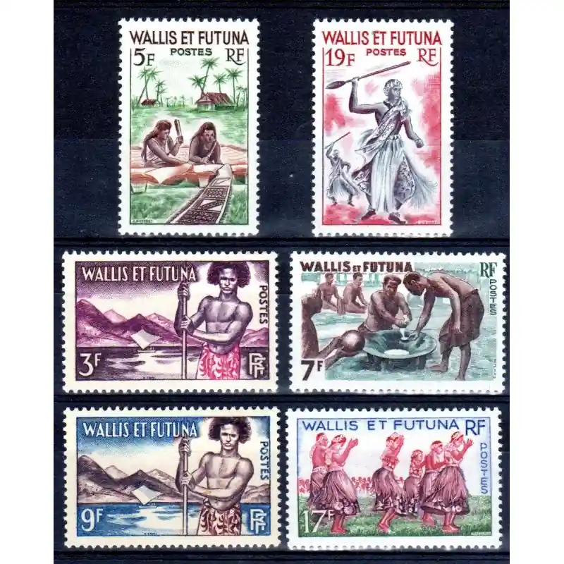Timbre Wallis et Futuna n°157 à 158B Prix Bas