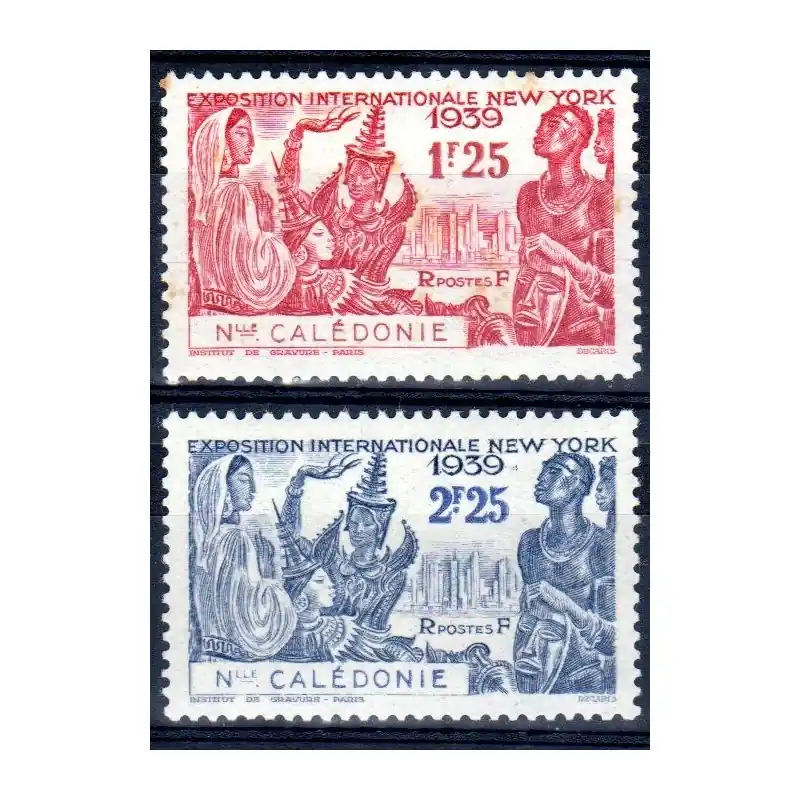 Timbres Nouvelle Calédonie n°173 et 174 Satisfait Ou Remboursé