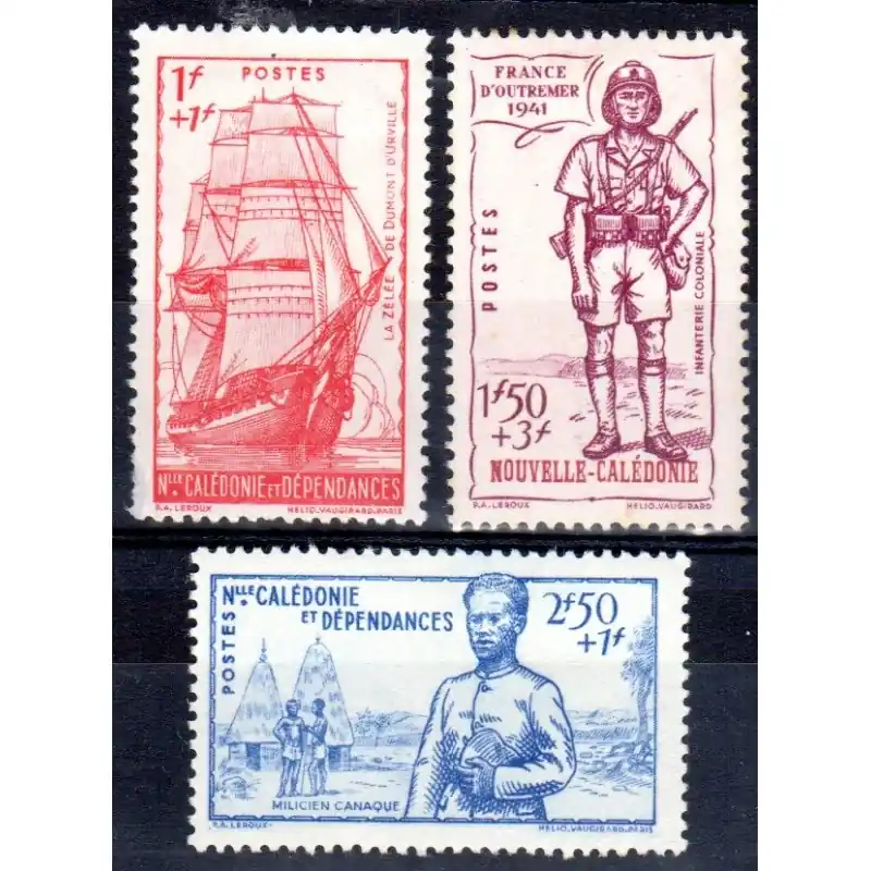 Timbres Nouvelle Calédonie n°190 à 192 Prix Bas