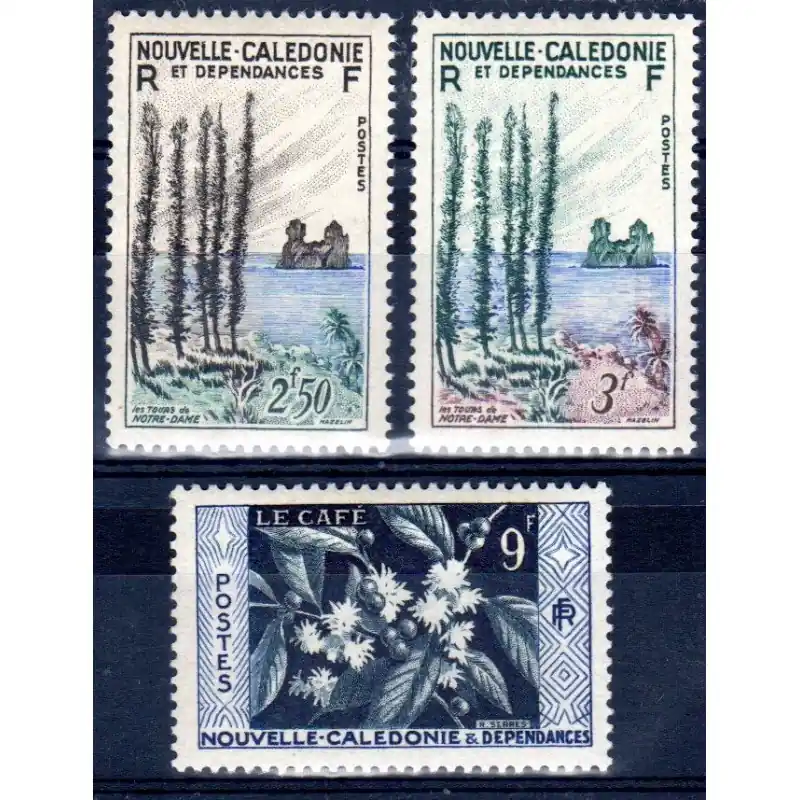 Top Vente Timbres Nouvelle Calédonie n°284 à 286