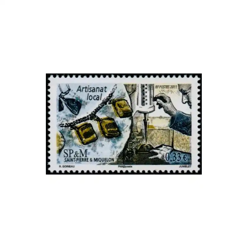 Timbre Saint-Pierre et Miquelon n°1006 Commander Vite