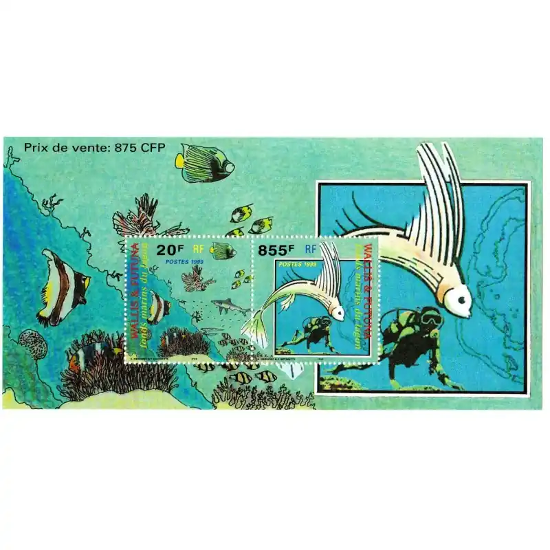 Wallis et Futuna Bloc feuillet n°8 Quantité Limitée